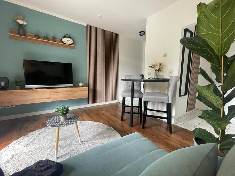 Modernes Apartment In Chemnitz Eksteriør billede