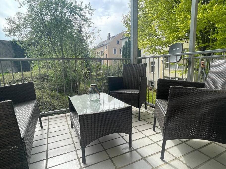 Modernes Apartment In Chemnitz Eksteriør billede